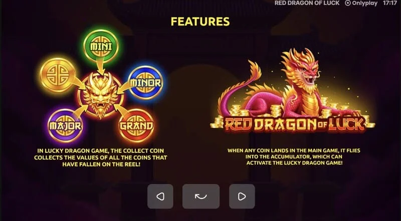 Red Dragon of Luck - Mini, Minor, Major en Grand Jackpots